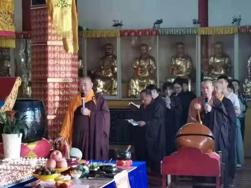 美彩国际文殊菩萨圣诞祈福助考法会圆满